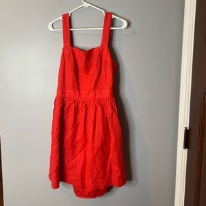 JCREW | red dress